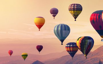 hot air balloons