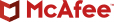 red mcafee logo