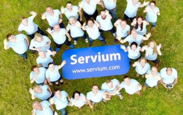 servium team banner from above